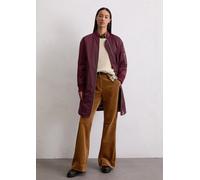 Abrigo blusón regular estilo aviador Aubergine Red 32