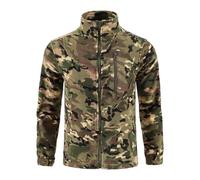 Abrigo cálido de felpa para hombre, chaqueta de forro polar para otoño e invierno, cárdigan de forro polar de doble cara para exteriores, senderismo, trabajo, caminar, trajes cálidos, CE1, L