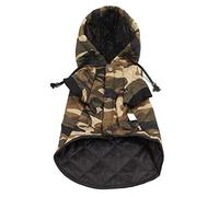 Abrigo cálido para Perros, Chaqueta para Cachorros con Capucha Suave y Agradable para la Piel, Ropa para Actividades al Aire Libre en Interiores y otoño e Invierno (S)