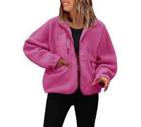 Abrigo corto para mujer de invierno, chaqueta polar sin capucha, chaqueta cálida para invierno, sudaderas, elegantes y elegantes, sudaderas de senderismo, abrigos chic y ligeros, acolchados, chaqueta