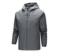 Abrigo de forro polar para hombre, chaqueta cálida de felpa, parte superior casual de manga larga con bolsillo con cremallera, abrigo delgado y ligero, chaqueta para exteriores, senderismo, senderismo