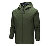 Abrigo de forro polar para hombre, chaqueta cálida de felpa, parte superior casual de manga larga con bolsillo con cremallera, abrigo delgado y ligero, chaqueta para exteriores, senderismo, senderismo