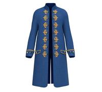 Abrigo de hombre steampunk pastor, clásico clérigo para hombre, largo, negro medieval, chaqueta de obispo retro victoriano, corte gótico, uniforme gótico, elegante, ropa de teatro, cosplay, disfraz de