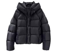 Abrigo de invierno cálido con capucha y bolsillos para mujer, estilo casual | Paseos de invierno, paseos al aire libre, viajes de compras, días de trabajo casuales, looks en capas, jeans, leggings, botas