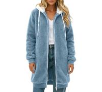 Abrigo de invierno de talla grande, chaqueta con capucha, abrigo de imitaci | Parka Mujer Impermeable Militar Marron Modernos Estampado Cielo Cuello Ejecutivas Oferta Kaki Animal