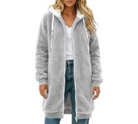 Abrigo de invierno de talla grande, chaqueta con capucha, abrigo de imitaci | Parka Mujer Impermeable Militar Marron Modernos Estampado Cielo Cuello Ejecutivas Oferta Kaki Animal