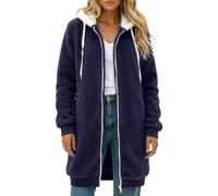 Abrigo de invierno de talla grande, chaqueta con capucha, abrigo de imitaci | Parka Mujer Impermeable Militar Marron Modernos Estampado Cielo Cuello Ejecutivas Oferta Kaki Animal