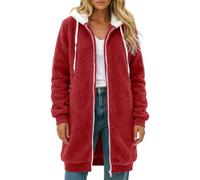 Abrigo de invierno de talla grande, chaqueta con capucha, abrigo de imitaci | Parka Mujer Impermeable Militar Marron Modernos Estampado Cielo Cuello Ejecutivas Oferta Kaki Animal