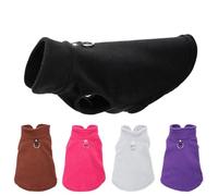 Abrigo de invierno para perro, chaqueta de forro polar cálido para perros pequeños, cachorros y gatitos, chaleco suave y cálido para otoño e invierno, resistente al agua, ropa térmica acogedora para