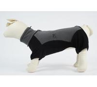 Abrigo de invierno para perro, cuello alto, chaqueta de invierno con redecilla desmontable, chaleco de forro polar suave, sudadera para nieve, ropa cálida de cuatro patas que protege heridas