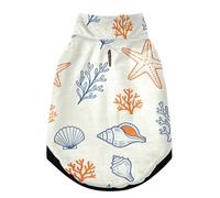 Abrigo de invierno para perro para clima frío, chaqueta cálida para perro, traje resistente al viento con cinturón de seguridad, overol de cuatro patas para mascotas, color claro, patrón de estrellas