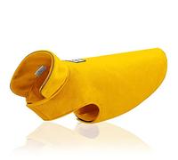 Abrigo de invierno para perros, material de forro polar, frío y cálido, ropa para perros, sudadera para perros, chaqueta de invierno, algodón, color amarillo, XL