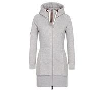 Abrigo de mujer largo elegante, sudadera con cremallera para mujer, cálido, informal, versátil, con capucha, manga larga, gran tamaño, abrigo exterior, protección solar, abrigos de invierno cálido