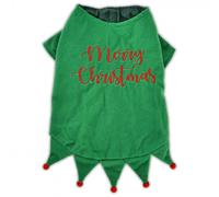 Abrigo de Navidad para perros - Ferribiella - Color: Verde | Mediciones: 40 cm