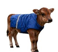 Abrigo de ternera - 84 cm Reserva de ganado resistente a la congelación | Chaqueta de becerro de invierno con correas ajustables para protección nocturna Transporte de granero Crianza, ropa térmica