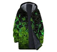 Abrigo Felpa Hombre Chaqueta Abullonada Hombre Abrigo De Tela Hombre Blazer Punto Hombre Parka Color Verde Militar Casacas con Capucha para Hombres Chaqueta De Beisbol Hombre Anorak Caballero Parka