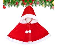 Abrigo Festivo - Bufanda De Navidad Con Capucha, Accesorio De Disfraz De Cosplay Con Diseño Fluido | Ideal Para Adolescentes, Adultos, Carnaval, Actuación Teatral, , Concierto, Iglesia, Familia