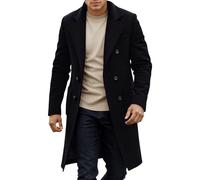 Abrigo Hombre Abrigo Hombre Invierno Largo Gabardina Parkas Sobretodo Chaqueta Marron Gris Larga Vestir Abrigos 3/4 Khaki De Lana Para 7Xl Elegante Casacos Homem Marinero Piel Vuelta Blazer Americana