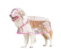 Abrigo impermeable con capucha brillante para perros, resistente al agua, para gatos, cubierta de lluvia