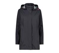 Abrigo impermeable con capucha y botones a presión para mujer CMP M