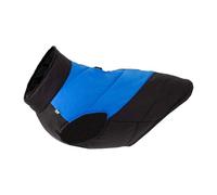 Abrigo Impermeable para Perros, Abrigo De Invierno Y Perro, Chaleco Resistente Al Viento con Rayas Reflectantes, Anillo En D, para Perros Pequeños, Medianos Y Grandes,Black + Royal Blue,S