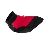 Abrigo Impermeable para Perros, Abrigo De Invierno Y Perro, Chaleco Resistente Al Viento con Rayas Reflectantes, Anillo En D, para Perros Pequeños, Medianos Y Grandes,Black + Red,4XL