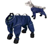 Abrigo impermeable para perros con botas de invierno para perros, para perros pequeños, medianos y grandes, ideal para caminatas en interiores y exteriores