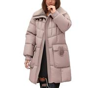 Abrigo Mujer Abrigos De Invierno Para Mujer Abrigo Paño Abrigos Largos Talla Grande Acolchados Chaqueta De Invierno Chaqueta Largo Chaquetones Jersey Chaquetas Plumiferos Rojos Anorak Acolchada