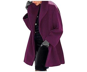 Abrigo Mujer Invierno Rebajas Chaqueta Forro Polar Mujer con Capucha Elegantes Ropa Bonita De Invierno para Mujer Navidad Sudaderas Regalos para Mujer Parka Abrigo 103(Púrpura,5XL)