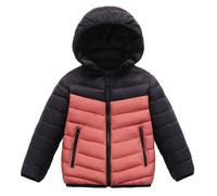 Abrigo para niños unisex chaqueta con capucha parka plumón invierno cálido bebé niño niña chaquetas a prueba de viento impermeable ligero ropa exterior acolchada cierre cremallera para 15-16 años