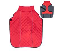 Abrigo para perros, chaqueta impermeable reflectante de algodón | Chaquetas para perros en caso de frío | para senderismo, pícnic, uso diario, camping, esquí, paseo, ciudad, carreras y visitas al