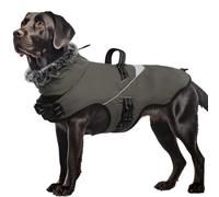 Abrigo para perros Chaquetas para perros pequeños y medianos Abrigo impermeable para perros con soporte para Airtag para perros grandes Chaq
