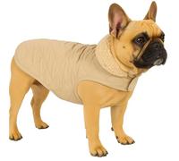 Abrigo Perro - Flamingo Bonnie Beige - A:35cm B:34-38cm C:50-54cm - poliéster - Impermeable - Interior de Felpa Suave - Cierre de Gancho