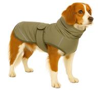 Flamingo Abrigo de Invierno para Perros Cujo Verde - Tamaño 45cm (A: 45 cm, B: 51 cm, C: 58-60 cm) - Ideal para Jack Russell, Cocker Spaniel, Bulldog Francés, Shih Tzu y Dachshund