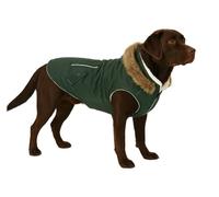 Abrigo Perro - Flamingo Kimo - A:55cm B:46-52cm C:66-76cm - poliéster - Impermeable - con Capucha - Interior cálido