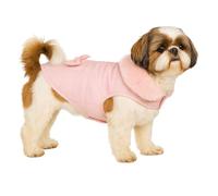 Abrigo Perro - Guzzi Rosa - A:30cm - Poliéster - Lavable a 30°C - Forro Polar Suave - Impermeable - con Lazo Decorativo - Flamingo