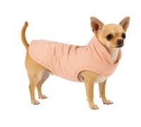 Abrigo Perro - Tosca Rosa - A:20cm - Poliéster - Lavable a 30°C - Impermeable - Cuello Alto - Flamingo