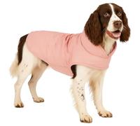 Abrigo Perro - Tosca Rosa - A:45cm - Poliéster - Lavable a 30°C - Impermeable - Cuello Alto - Flamingo