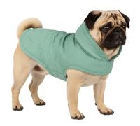 Abrigo Perro - Tosca Verde Menta - A:30cm - Poliéster - Lavable a 30°C - Impermeable - Cuello Alto - Flamingo