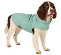 Abrigo Perro - Tosca Verde Menta - A:45cm - Poliéster - Lavable a 30°C - Impermeable - Cuello Alto - Flamingo