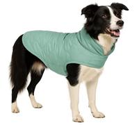 Abrigo Perro - Tosca Verde Menta - A:50cm - Poliéster - Lavable a 30°C - Impermeable - Cuello Alto - Flamingo