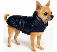 Abrigo Perro - Wasa Azul Oscuro - Poliéster - Forro Polar cálido - Impermeable - Cierre con Velcro - Cómodo