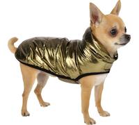 Abrigo Perro - Wasa Oro - Poliéster - Impermeable - Forro Polar cálido - con Cuello Alto - Estilo Elegante