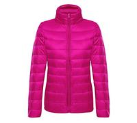 Abrigo Plumas Ultralight Mujer Plumiferos Ligeros Mujer Abrigos Plumon Acolchado Chaqueta Plumifero Ligero Corto Señora Ultraligero Chaquetas Invierno Cazadoras Chaquetones Tallas Grandes Rosa XL