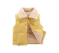 Abrigo sin mangas niño bebé chaqueta unisex cálido invierno chaquetas acolchadas chaquetas abrigo lindo impermeable acolchado ropa de nieve con cremallera para 4-5 años
