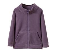 Abrigo y chaqueta para niño, chaqueta cálida de forro polar con capucha para niños, perfecta para el día a día y excursiones de ocio, acogedora y suave, ideal para uniformes escolares, adecuada para