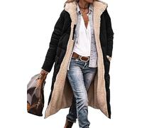 Abrigos De Invierno Cálidos For Mujer, Abrigos Reversibles For Mujer, Chaqueta De Exterior For Mujer, Abrigo Acolchado Cálido, Largo Con Capucha, Chaqueta De Invierno, Parka De Invierno Con Capucha De