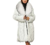 Abrigos de invierno de piel sintética para mujer, chaqueta gruesa y cálida, parka peluda de lujo, casual, holgada, mullida, elegante, afelpada, resistente al viento, abrigos térmicos de sherpa con