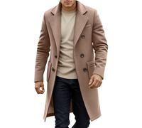 Abrigos De Invierno Para Hombre Chaqueta Hombre Abrigo Elegante Jackets for Men Paño Vestir 3/4 Winter Jacket Blazer Marinero Largo Gabardina Larga Acolchada Coat 6Xl Tres Cuartos Lana Talla Grande