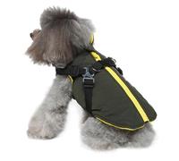 Abrigos de Invierno para Perros pequeños - Arnés de Chaleco para Perros pequeños con Chaqueta de Invierno para Cachorros para Clima frío | Chaqueta térmica para Mascotas, arnés de Chaleco para